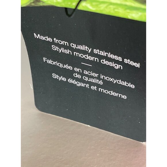 Master Class Stainless Steel & Pink 3 Qt Colander Stylish Modern Design 8.4"/21. - Picture 5 of 6